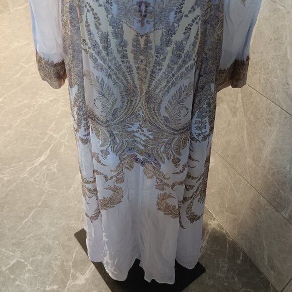 ZIMMERMANN Belted printed chiffon maxi dress - Picture 10 of 14